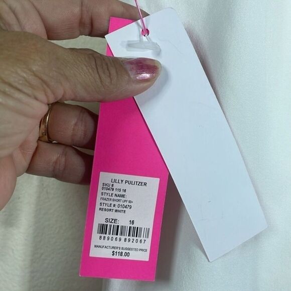 (A4) FRAZER skirt in white by LILLY PULITZER Skirt pants, sizes 14 and‎ 16 - Picture 13 of 15